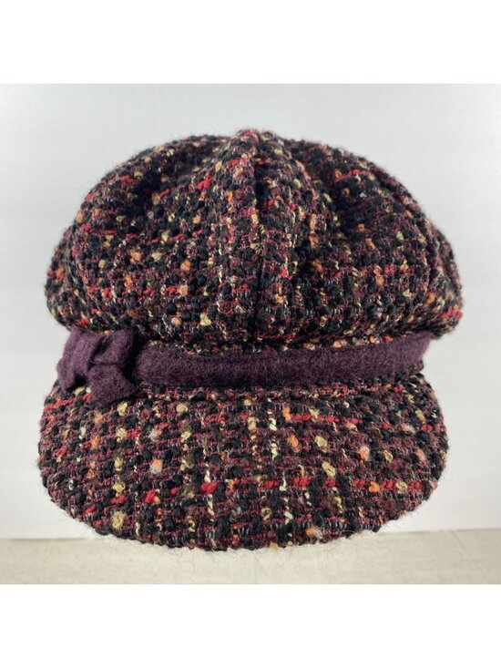 Giuliana Accessories - Giuliana Women’s Newsboy Multi-Colored Hat~Stretch Band~Made In Italy Adorable!!